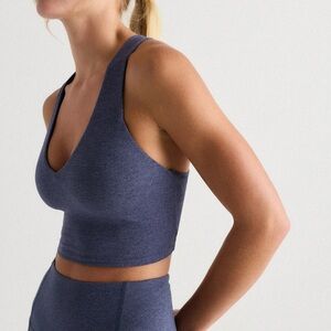 Quince Tan Heathered Activewear Set